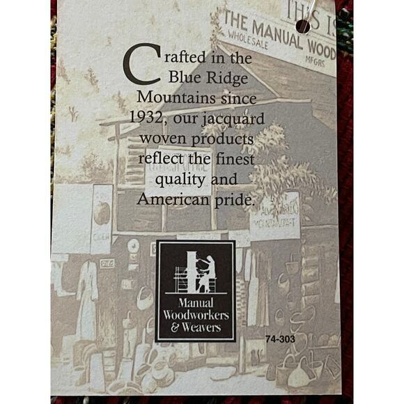 Christmas Blanket Throw with Fringe - 58" x 52" - NWT - Picture 4 of 5